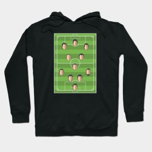 Football Formation 4-1-2-3 Hoodie